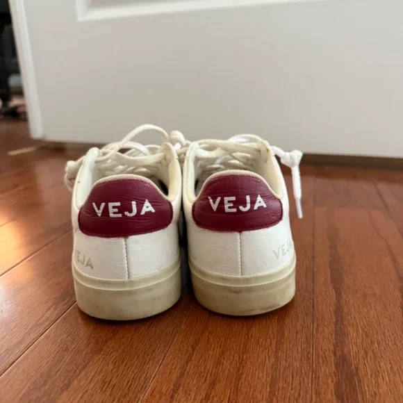 VEJA Pink and Red Tennis Shoes - Picture 4 of 5